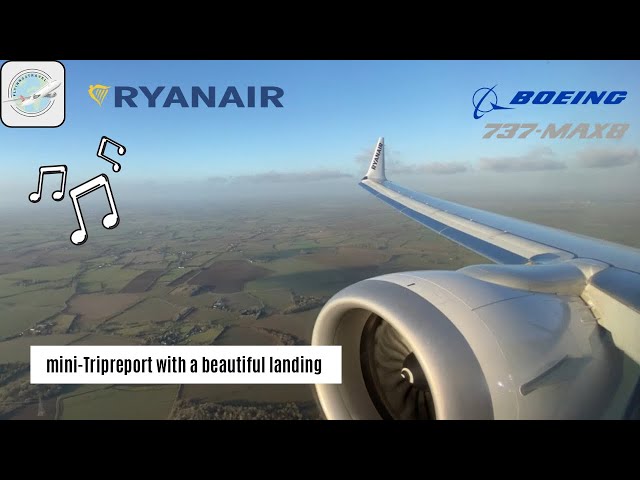 (4K) mini-TRIPREPORT in 206 seconds | Bremen - Stansted | Ryanair Boeing 737 Max8 | flying2travel