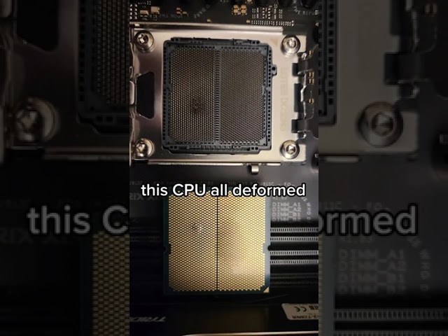 AMD CPU Exploded!