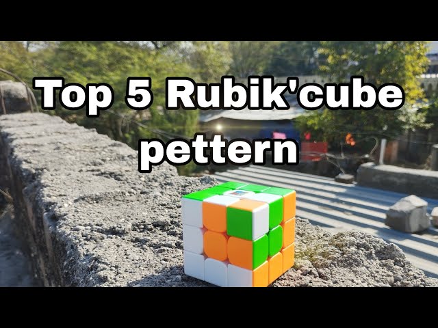 Top 5 Rubik'cube pettern#rubikscube