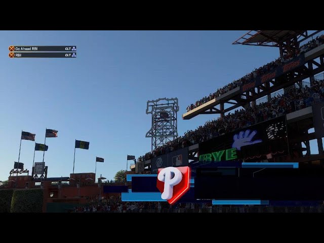 MLB The Show 24 - Hit Homerun That Hit My Number of HRs on the Scoreboard