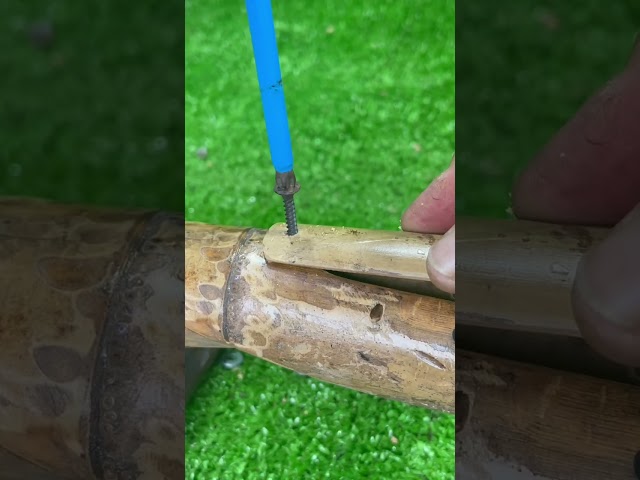 Handcraft a simple Trigger mechanism # Craft idea # DIY # Bamboo creative