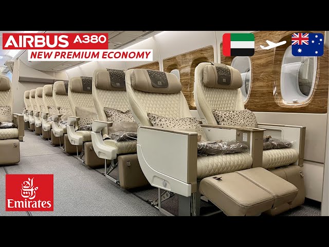 EMIRATES PREMIUM ECONOMY Ultra Long Haul on the BRAND NEW A380 from Dubai to Sydney