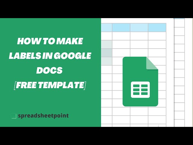 How to Make Labels in Google Docs [Free Template]