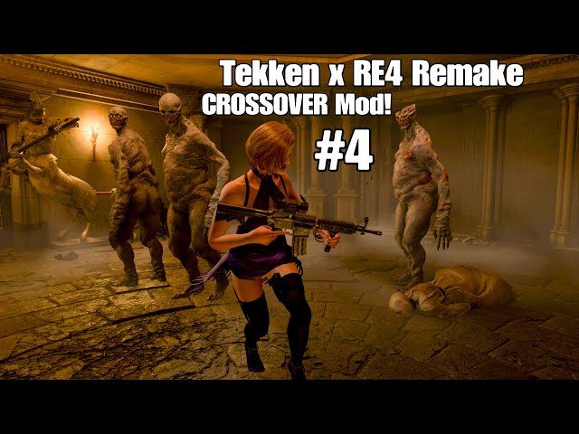 Tekken x RE4 Remake CROSSOVER! Nina Wiliams is on a BIORAND Mission to save Ashley Live #4