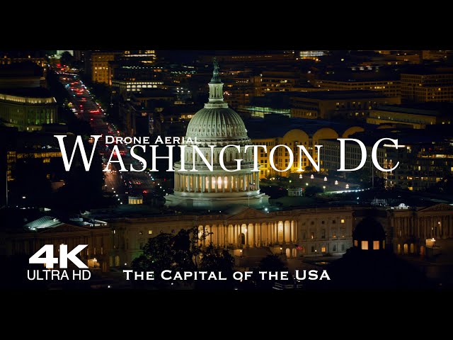 WASHINGTON D.C. 🇺🇸 Top 10 Places Drone Aerial Tour | United States of America USA