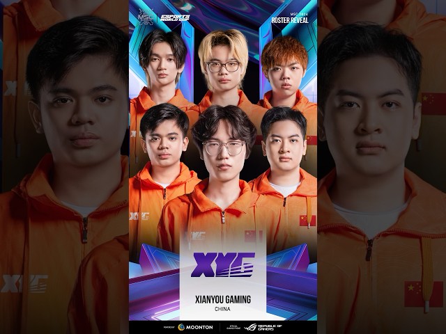 The Pride of China 🇨🇳We present to you the roster of XIANYOU GAMING, ready to make their debut!