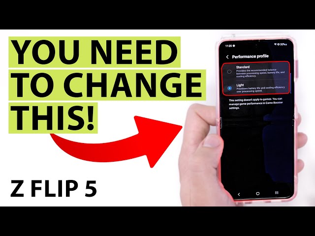 6 SETTINGS TO CHANGE - Samsung Galaxy Z Flip 5