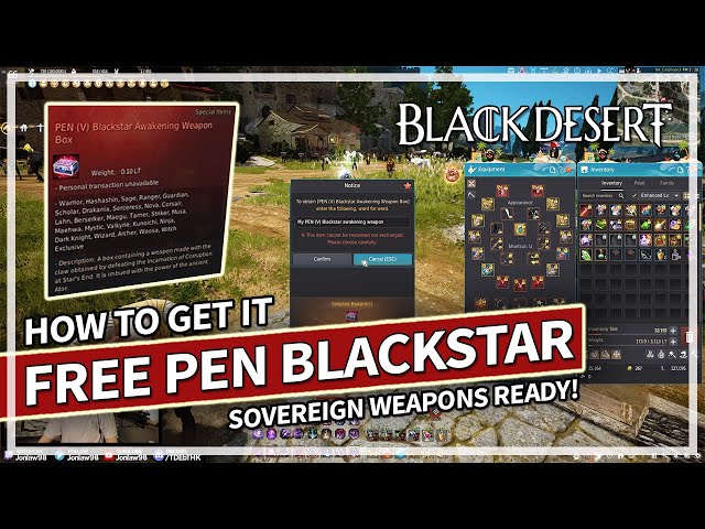 Which FREE PEN Blackstar Weapon Should You Get? | Black Desert