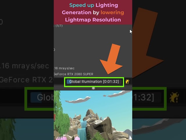 How to Speed Up Unity Lighting Generation