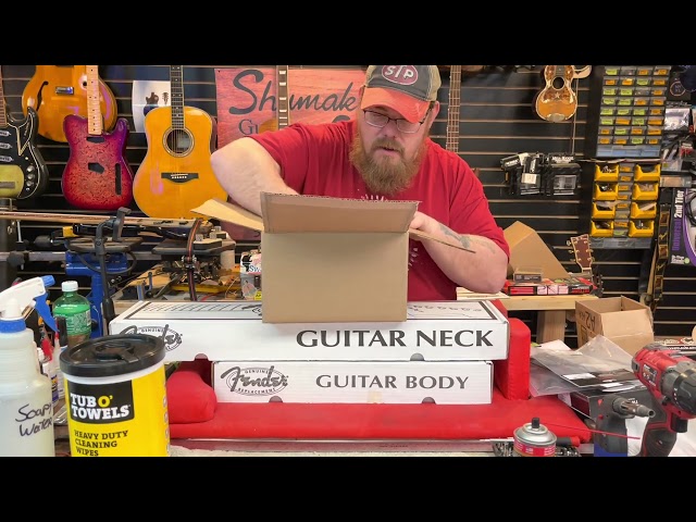 Unboxing a Real Fender Parts Caster