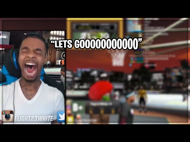 INTENSE 3v3 MyPark GAME LEAVES FlightReacts SCREAMING OUT THE TOP OF HIS LUNGS | NBA2K20😱😱