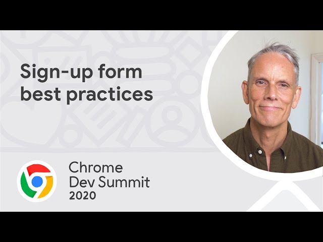 Sign-up form best practices