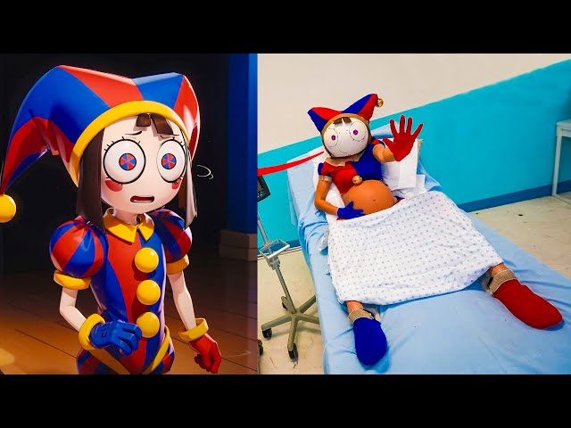 Pomni and Jax react 😀 to The Amazing Digital Circus Funny TikTok Animations #5