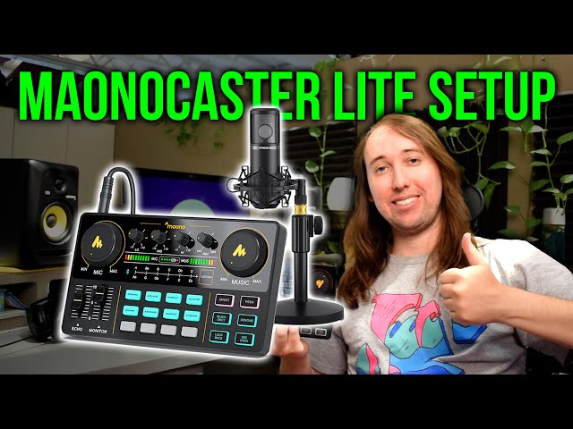 How to Set Up the Maonocaster Lite AU-AM200 For Podcasting on Mac