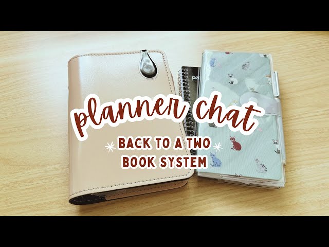 Back to a Two Book Planner System