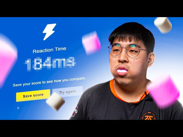 ESPORTS PLAYERS TEST THEIR REACTION TIMES!