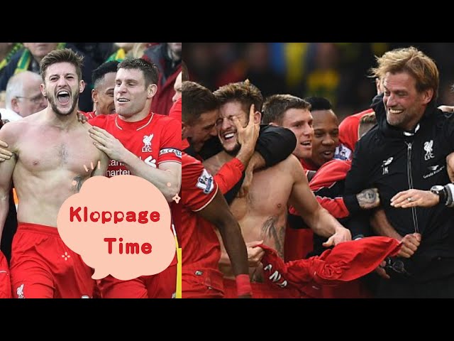 Kloppage Time : First ever injury time winner scored by Liverpool under Jurgen Klopp