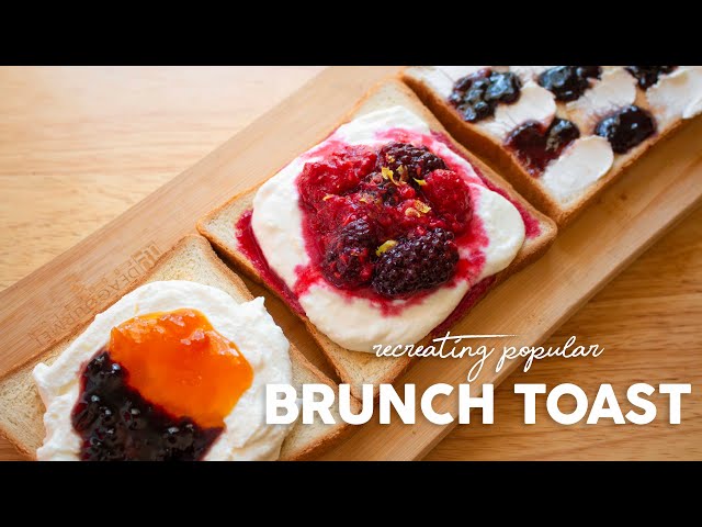 Recreating Popular Brunch Toast from LA & NYC (Davelle, Sqirl, & Lodge Bread Co)