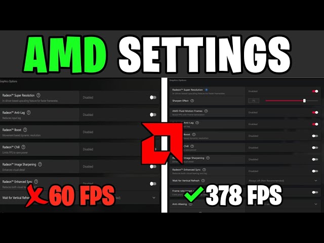 BEST AMD Radeon Settings For GAMING! (UPDATED 2024) - NEW & IMPROVED Tweaks!