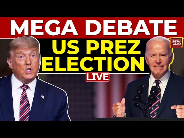 LIVE Donald  Trump Vs Joe Biden | US Presidential Debate:  Trump Vs Biden | US Elections | US News