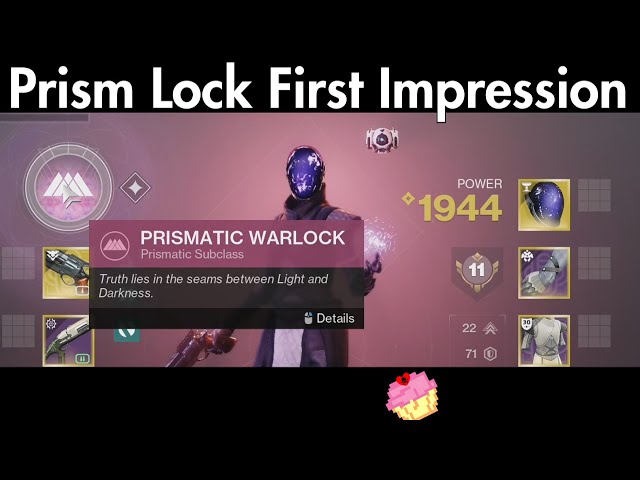 Prismatic Warlock PvP First Impression