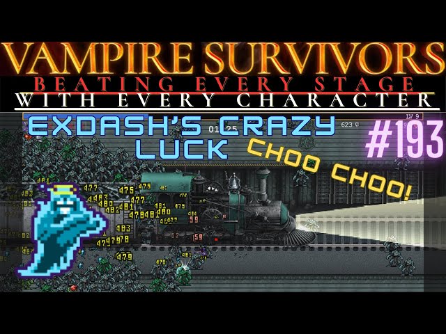 Vampire Survivors Exdash Trains Luck BESWEC 193