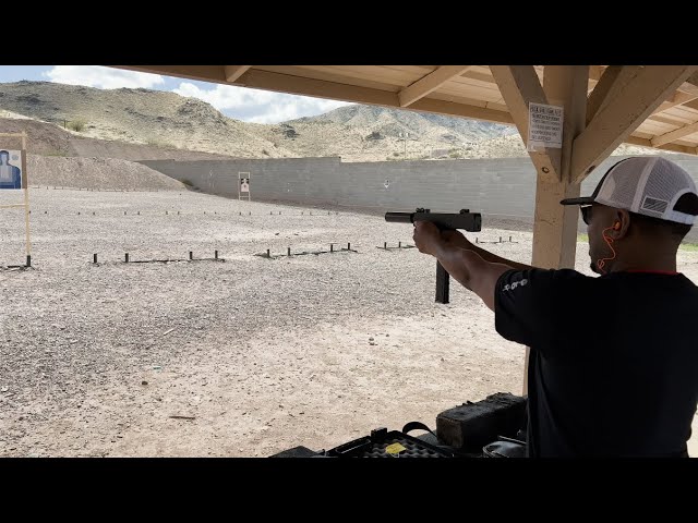 Shooting my Mac 11 at the Gun Range | MPA30T | Masterpiece Arms 9mm Uzi