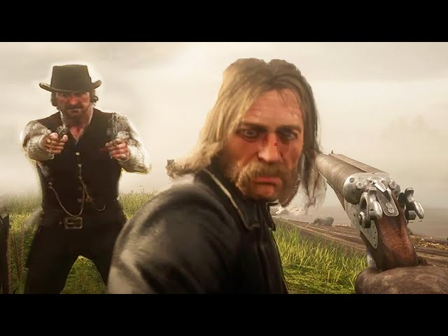 Beating Gang Members Inside Camp -(Rampage) Red Dead Redemption 2