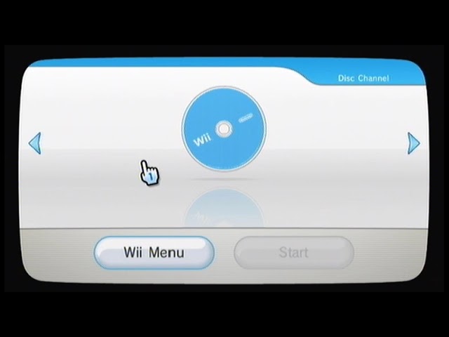GameCube Game in Wii Mini System Menu