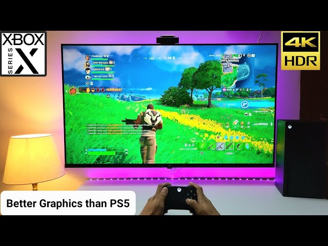 FORTNITE Looks better on Xbox Series X than PS5
