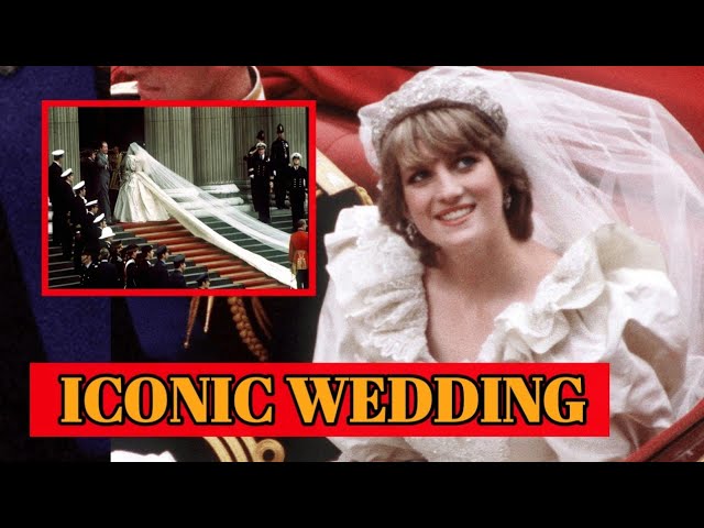 ICONIC WEDDING 🛑 the Secrets Behind Princess Diana’s Iconic Wedding Dress