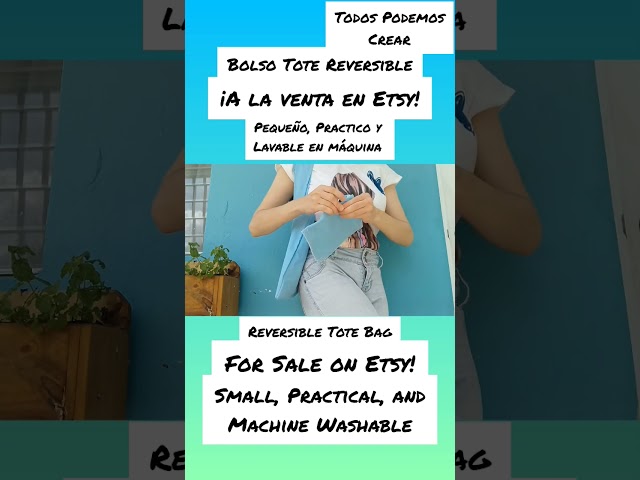 Bolso Tote Reversible- ¡A la venta en Etsy!