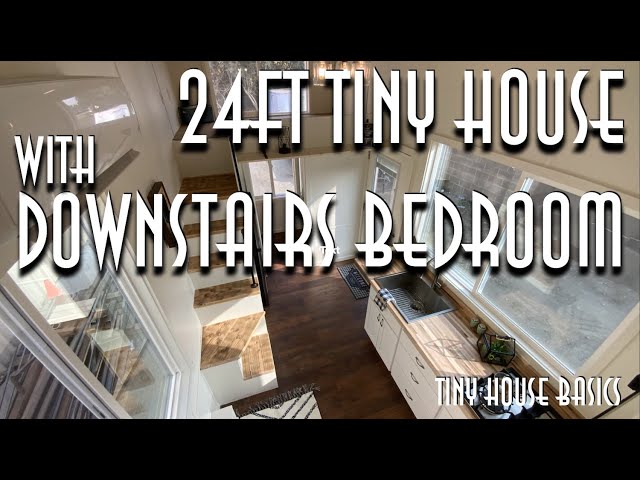24ft Tiny House With a Downstairs Bedroom and 2 Sleeping Lofts