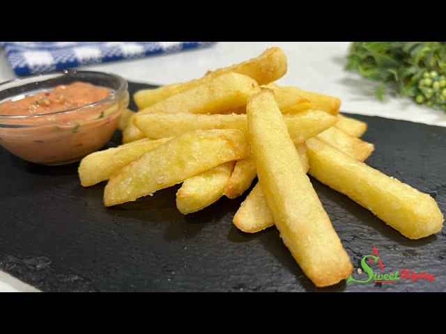 Restaurant Style French Fries, Crispy French Fries, Homemade French Fries with ASMR