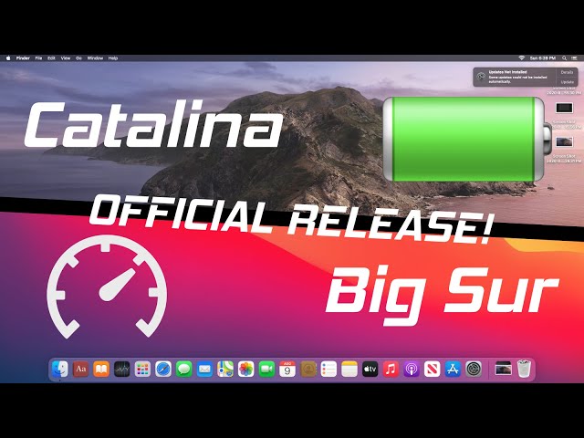 macOS Big Sur vs. Catalina Speed & Battery Life Comparison (Official Release!)