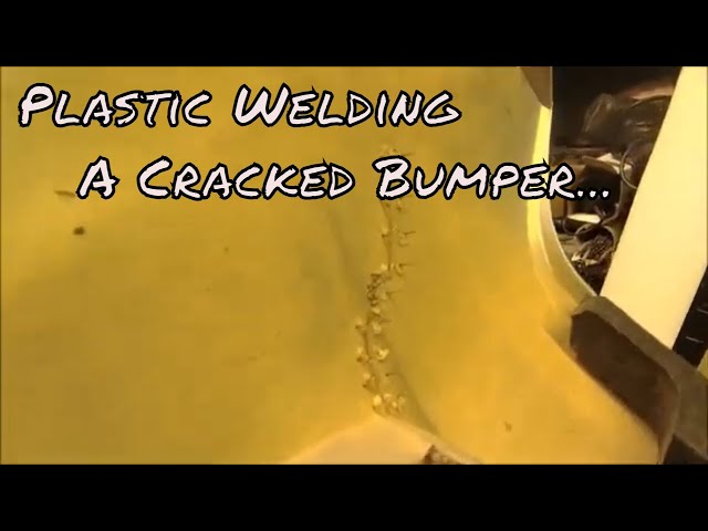 Plastic welding my 1.8 Tigra Bumper