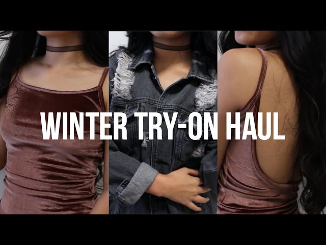 Winter Try On Haul |  HAPPY HAULIDAYS ❄️