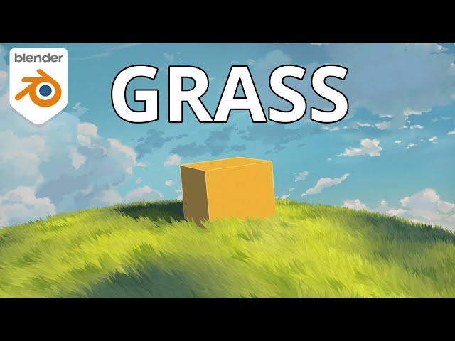 Anime Stylized Grass Part 1 | Blender Tutorial