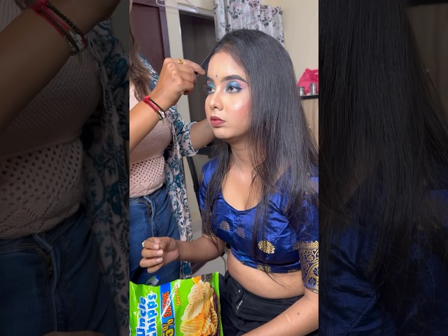 Ganesh chaturthi makeup….🥰 #payalpanchal #minivlog #shorts #ganeshchaturthi #ganeshchaturthimakeup