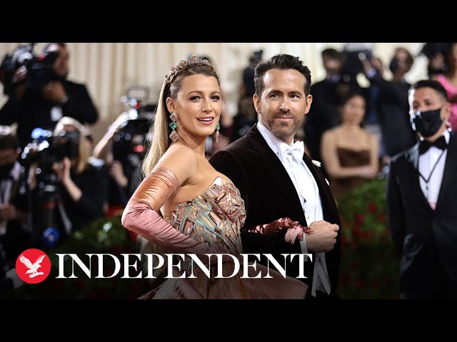 Ryan Reynolds applauds wife Blake Lively's Met Gala outfit reveal