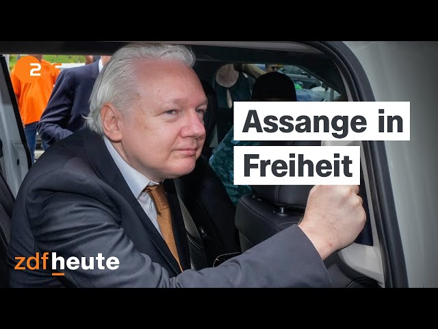 Deal mit US-Justiz - Warum Assange gerade jetzt freikommt | ZDFheute live