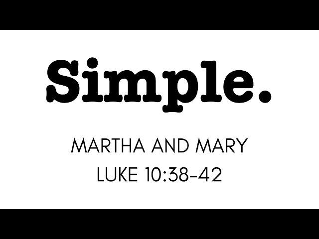 Simple: Maratha and Mary