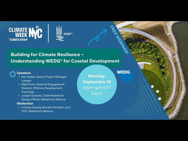 Building for Climate Resilience–Understanding the WEDG® Guidelines for Coastal Infrastructure