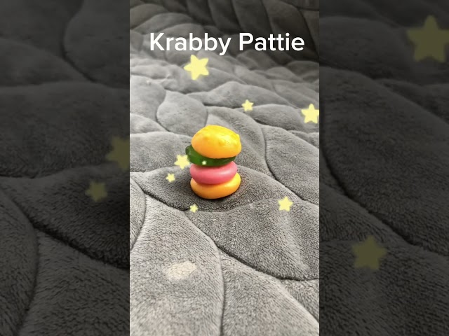 Krabby  pattie *cartoon spongebob*