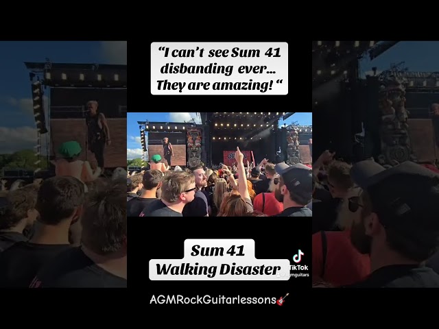 Sum 41 - Walking Disaster Download Festival 2024 #sum41 #youtubeshorts #downloadfestival