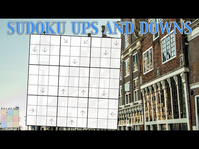 Upstairs Downstairs Sudoku.