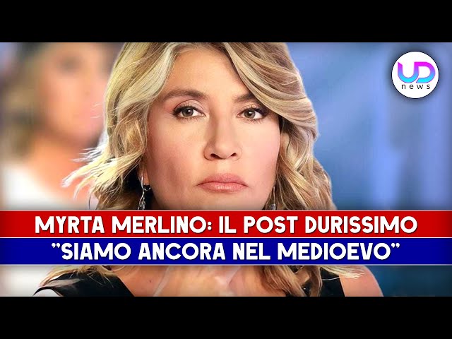Myrta Merlino, Il Post Durissimo: Siamo Ancora Nel Medioevo!