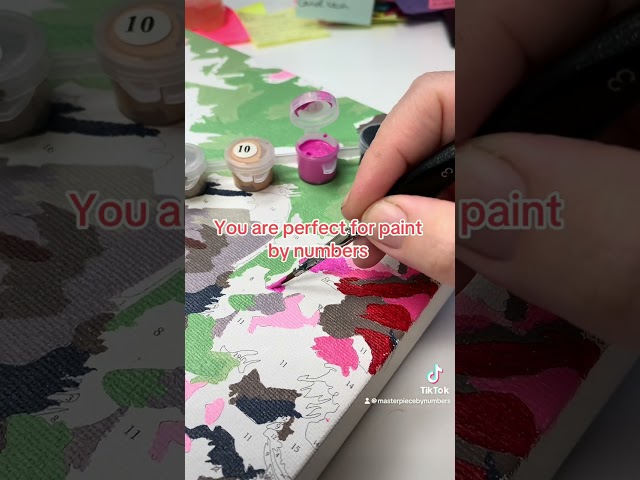 If you can paint your nails, you can paint by numbers!!
