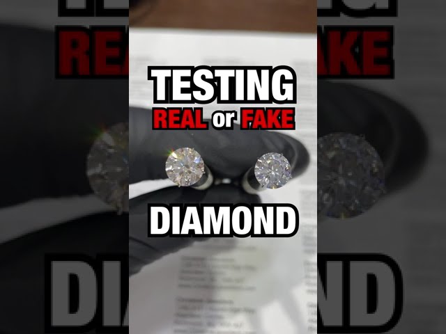 REAL or FAKE?! Diamond “Read-Through” Test