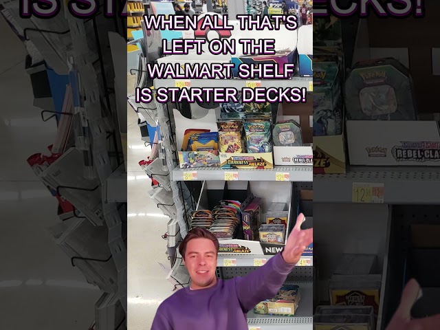 When Walmart Only Has Starter Decks in Stock #pokemon